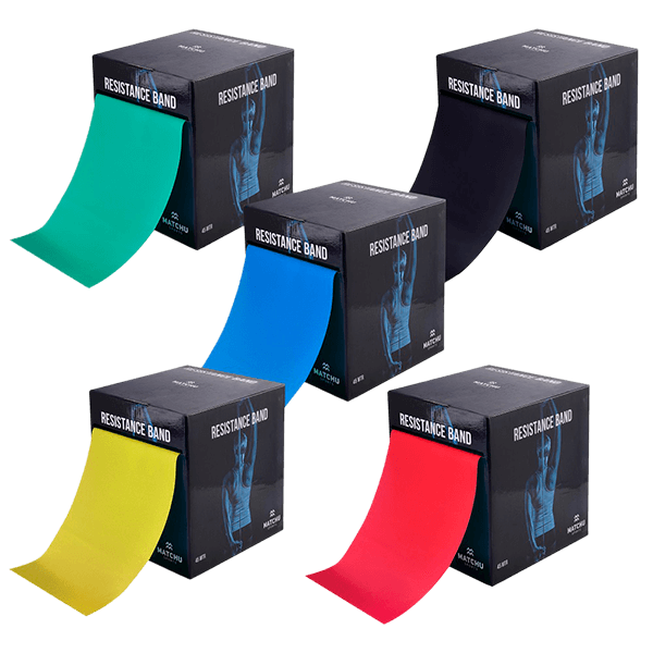Set Di 2 Bande Elastiche Resistenza FitCord – 25 E 55 Libbre – Made In USA